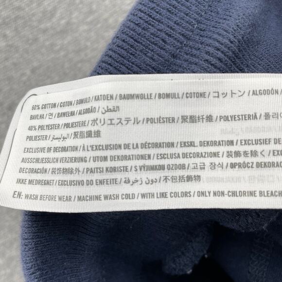 Abercrombie & Fitch Fleece Sweat Shorts Women XS Blue Green Drawstring Retro - Picture 11 of 12